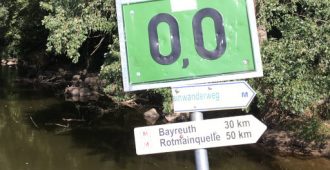 Der Mainzusammenfluss bei Kulmbach