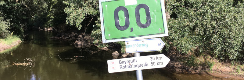 Kulmbach Mainzusammenfluss Franken Bayern