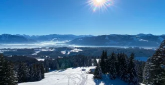 Winterwanderung auf den Hauchenberg im Allgäu