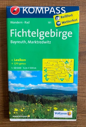Wanderkarte Fichtelgebirge