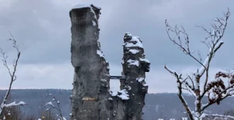 Winterwanderung von der Ruine Rauenstein bis zu Trinius am 11.02.