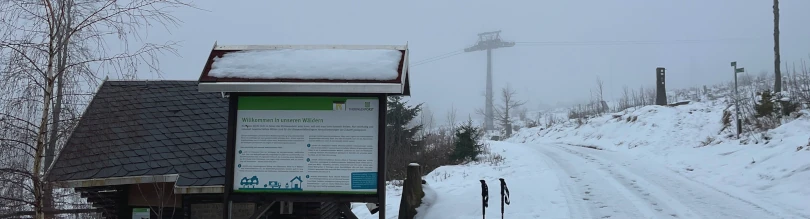 Winterwanderung Fellberg Steinach, Thüringer Wald