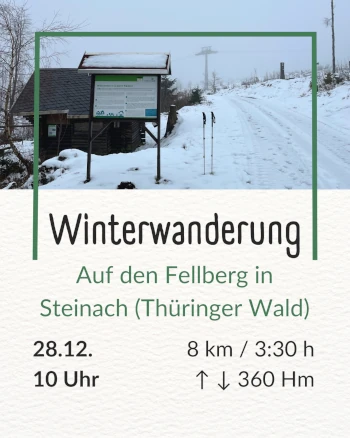 Geführte Winterwanderung Steinach, Thüringer Wald